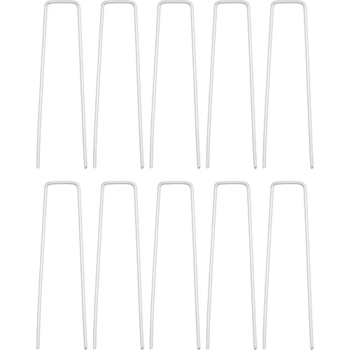 Földbe rögzítő bilincs Garden E1202 4x15 cm, rögzítő, fém, 10 db-os csomag