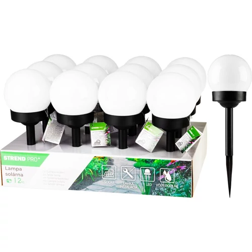 Lámpa Strend Pro Birdun, 10 cm, szolár, 1x LED, AAA, Sellbox 12 db