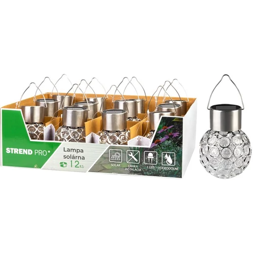 Lámpa Strend Pro Propus, 8x11 cm, napelemes, 1x LED, AAA, Kiszerelés 12 db