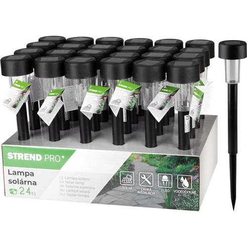 Lámpa Strend Pro Altair, szolár, 1x LED, AAA, Sellbox 24 db