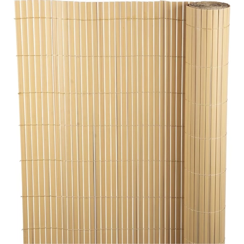 Kerítés Ence DF13, PVC, 1000 mm, 3 m hosszúságú, bambusz, 1300g/m2, UV