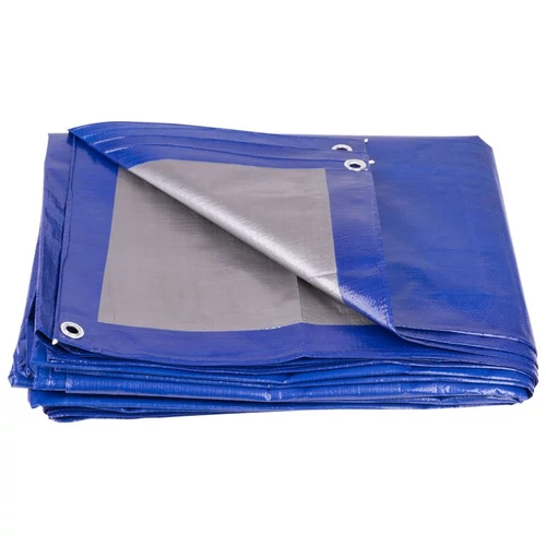 Takaróponyva Tarpaulin Profi 6x10 m, 140 g/m, kék, fűzőlyukakkal