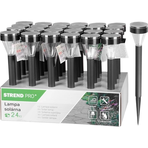 Lámpa Strend Pro Hamal, 34,5 cm, napelemes, 1x LED, AAA, Kiszerelés 24 db