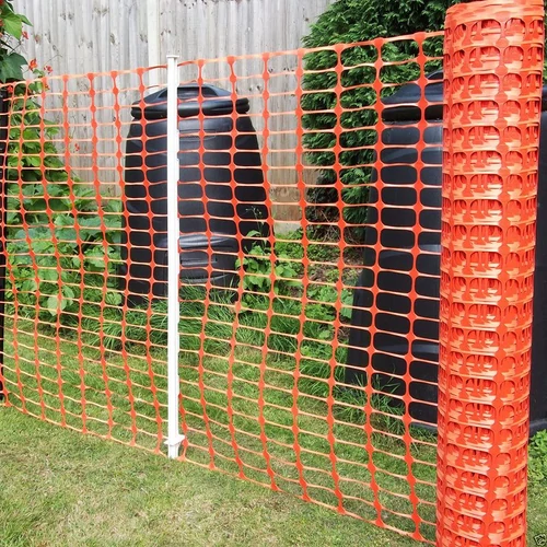 Jelölőháló BARRIER.NET, narancssárga, műanyag, 1 m, H-30 m, UV, HDPE, építkezési terület és telek el