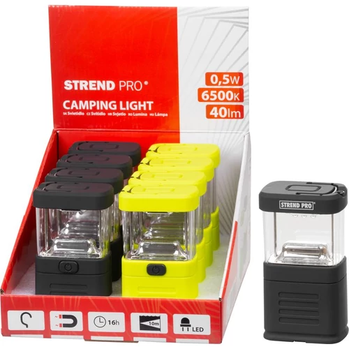 Lámpa Strend Pro Camping CL565, 11 LED, 3xAA, kempinglámpa, Sellbox 8 db