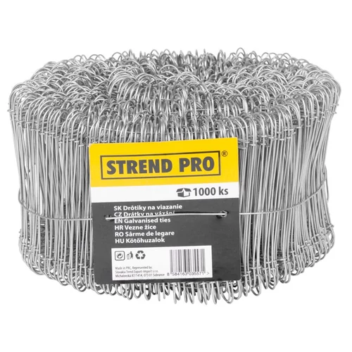 Drót Strend Pro WGT10, 1.1x120 mm, vas kötözéséhez, 1000 db, Zn