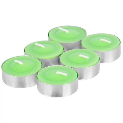 Gyertya Citronella C-151, rovarriasztó, mécses, zöld, csomag 6 db