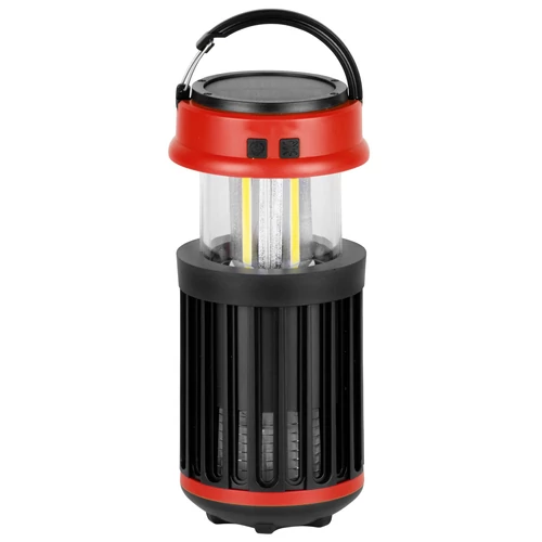 Lámpa Strend Pro, rovar- és szúnyogriasztó, kemping, napelemes, USB, UV+fehér LED, 15x8,60 cm