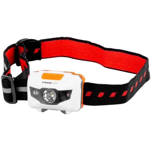 Fejlámpa Strend Pro Headlight HEM-003, 60 lm LED+piros fény, 3xAAA