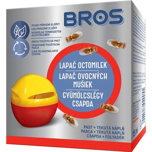 Csapda és utántöltő Bros, gyümölcslégy csapdához