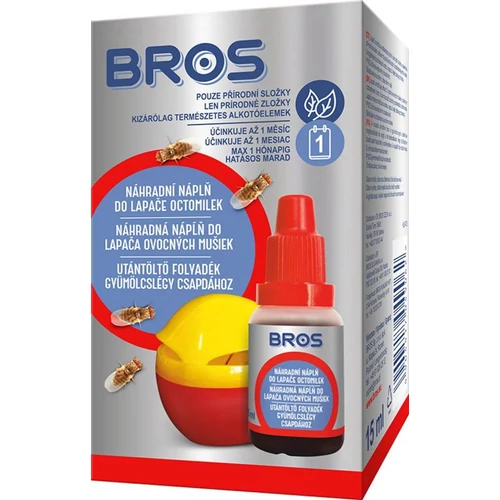 Bros cserepatron, gyümölcslégy csapdához, 15 ml