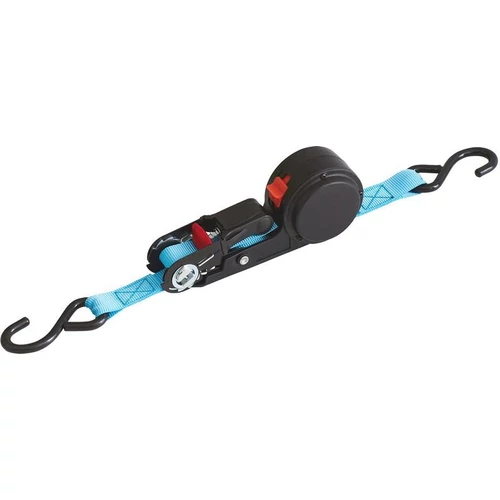 Rögzítő heveder Strend Pro, önfeltekerő racsnis pánt, 25 mm, H-4 m, max. 500 kg, 2 db-os csomag