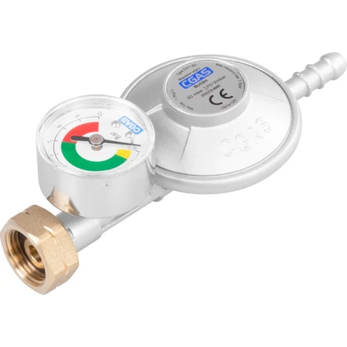 Gázszabályzó CGAS C31-30, 30 mbar, 8 mm, nyomásmérővel