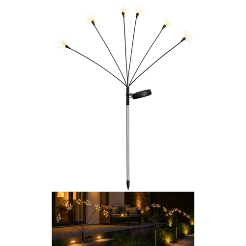 Lámpa Strend Pro Garden Lara, napelemes, 60xLED, 72 cm