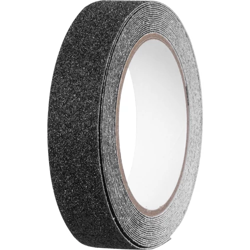 Szalag Strend Pro, 25 mm, Hossz: 5 m, ragasztó, csúszásgátló, extra ellenálló, fekete