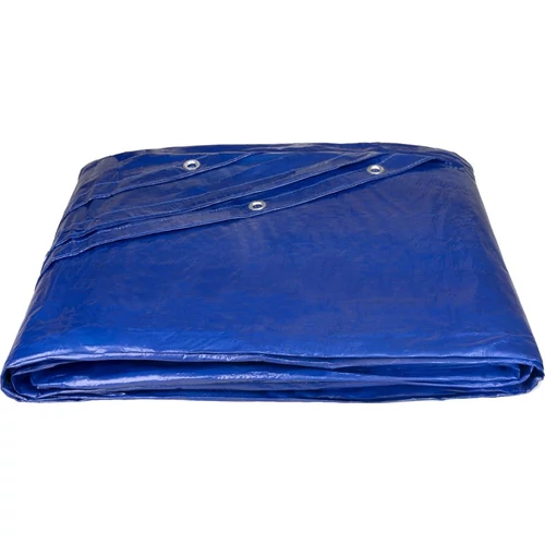 Takaróponyva Tarpaulin Poolco 5,5 m, 120 g/m, kék, kerek, fűzőlyukakkal