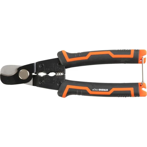 Fogó Strend Pro, 175 mm, vágó, sodronyokhoz, kábelekhez és huzalokhoz, krimpelő