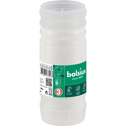 Mécsesbetét Bolsius Gravelight RP3, 68 óra, 208 g, 57x146 mm, paraffin