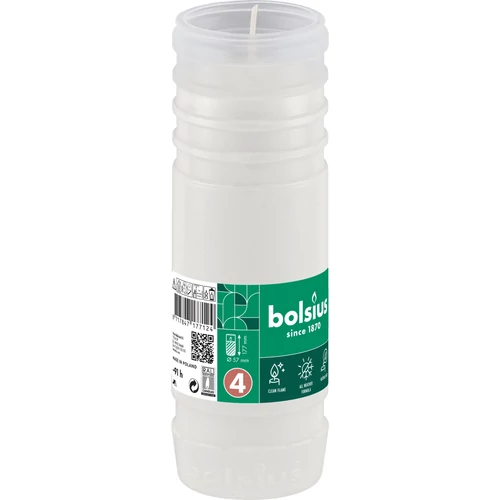 Mécsesbetét Bolsius Gravelight RP4, 91 óra, 277 g, 57x177 mm, paraffin