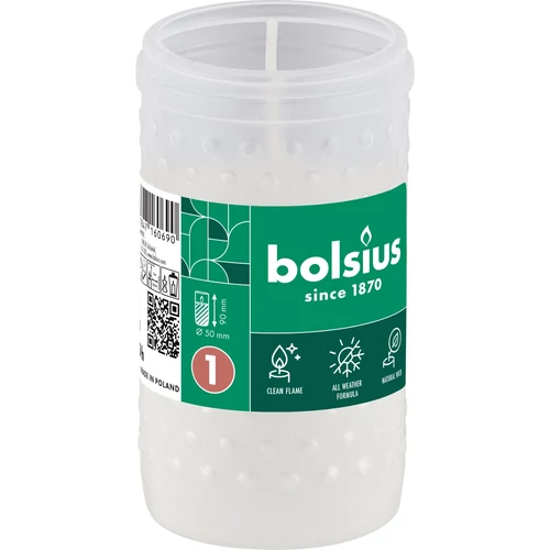 Mécsesbetét Bolsius Gravelight RP1, 20 óra, 78 g, 50x90 mm, paraffin