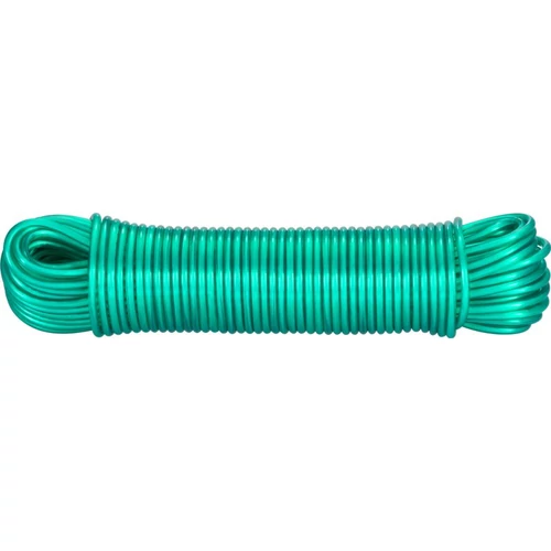 Ruhaszárító kötél ROPE PVC WiCo, L-30 m/4,5 mm, zöld