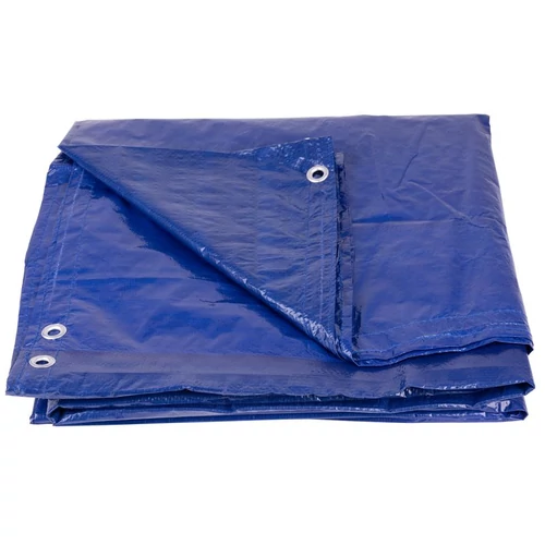 Takaróponyva Tarpaulin Poolco 3,6 m, 120 g/m, kék, kerek, fűzőlyukakkal