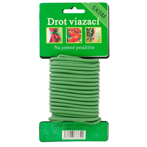 Drót SoftTwist, 5 mm, L-5 m, kötöző, kerti