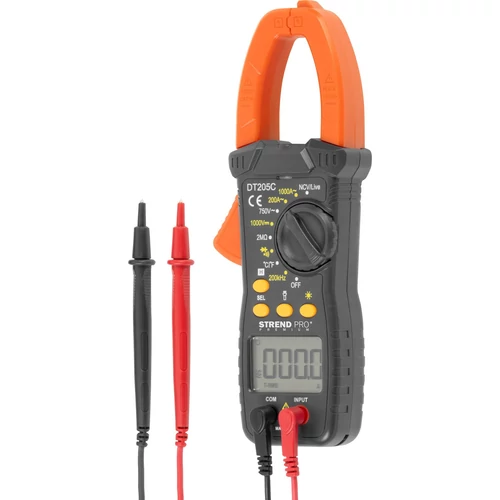 Multiméter Strend Pro Premium, digitális, lakatfogós, 1000A, 2xAAA
