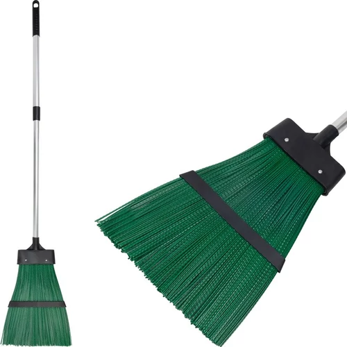 Seprű MagicHome LS9241, PlasticSweeper, zöld, alumínium teleszkópos nyél, 63-96 cm nyél, 26x40 cm