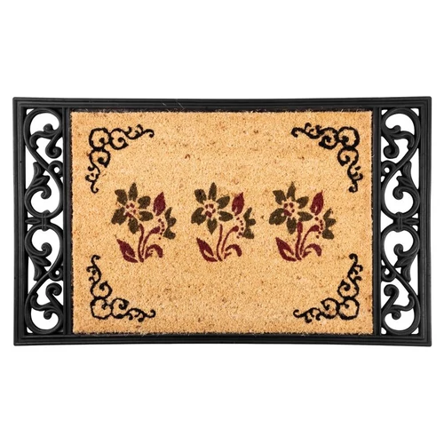 Lábtörlő MagicHome RCP 126, bejárati, Vidéki, 45x75 cm, gumi