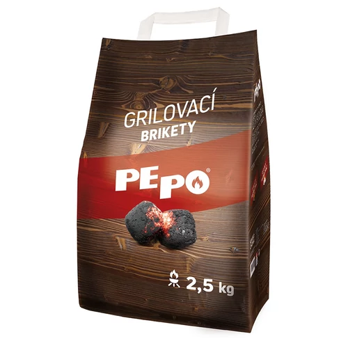 Brikett PE-PO®, 2.5 kg, fa, grillezéshez