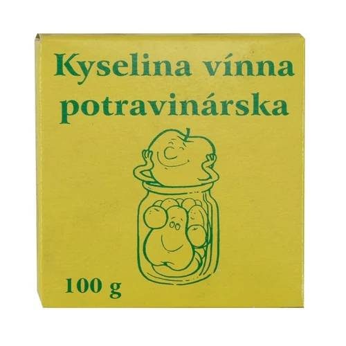 Borkősav, élelmiszeripari, 100 g