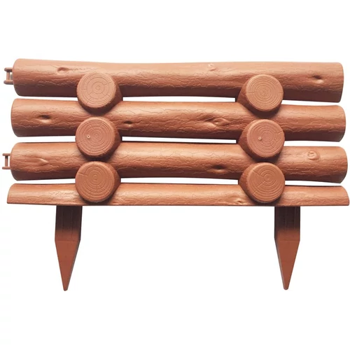 Szegély Strend Pro Garden GF067, 44x31 cm, műanyag, terrakotta