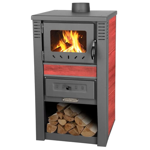 Kályha Nova Ceramic, 7,5 kW, 120 mm, piros