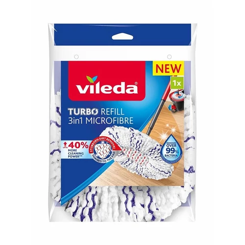 Felmosófej Vileda TURBO, 3 az 1-ben, pót huzat
