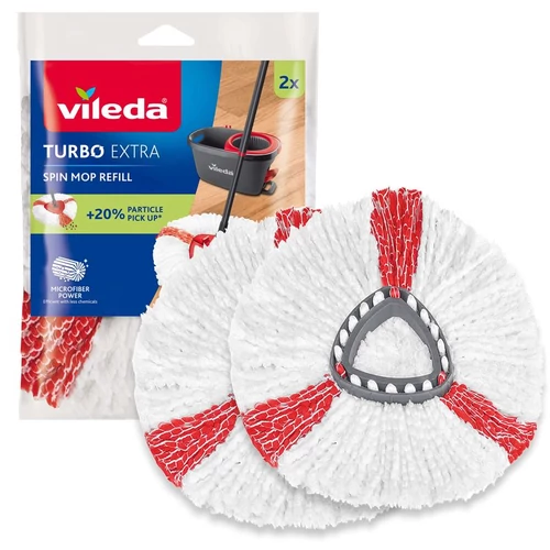 Felmosófej Vileda TURBO 2v1, 1+1 ingyen, pót huzat