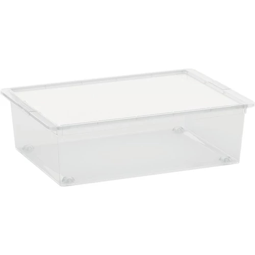 Box fedővel KIS C-box L, 27 liter, átlátszó, 39x55x16 cm