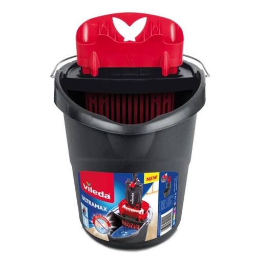 Vödör Vileda Ultramax, csavarókosárral