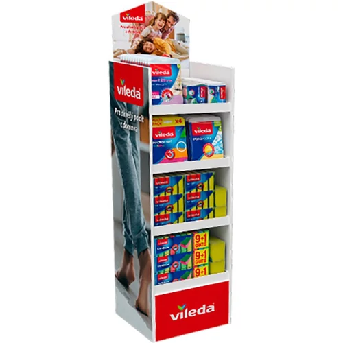 Állvány Vileda ATF display, kicsi, karton + ingyenes Ultramax Complete Set doboz