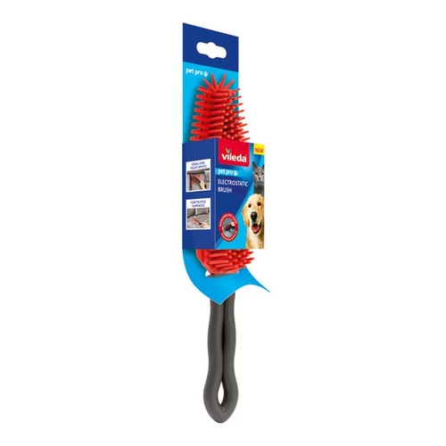 Kefe Vileda Pet Pro, elektrosztatikus kefe, háziállat szőr eltávolítására