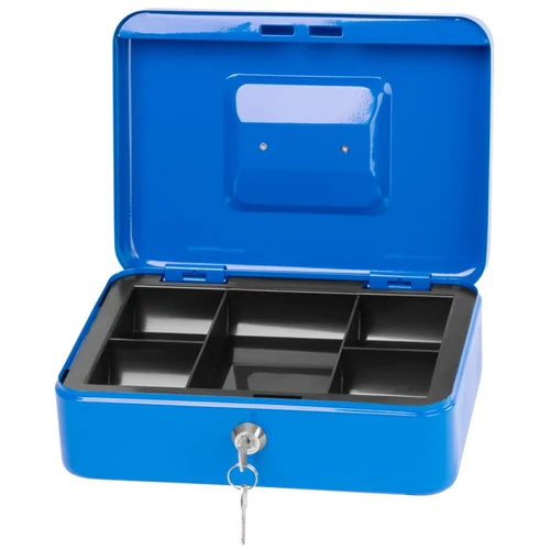 Pénzkazetta CashBox, 250x180x90 mm, pénzhez