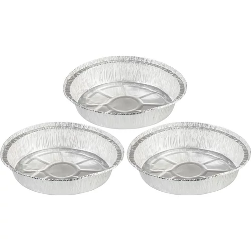 Tálca MagicHome, 22,4x4,6 cm, grillező, 3 db, alumínium, kerek