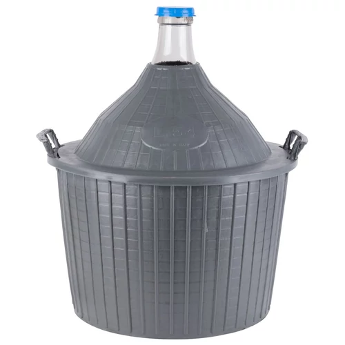 Demizson Strend Pro Cada Inco, 54 liter, üveg, borhoz és pálinkához, műanyag fedél