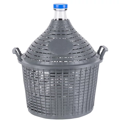 Demizson Strend Pro Cada Inco, 15 liter, üveg, borhoz és pálinkához, műanyag fedél