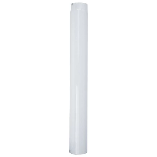 Füstcső Smalt 1000 mm, fehér, zománcozott, 120 mm