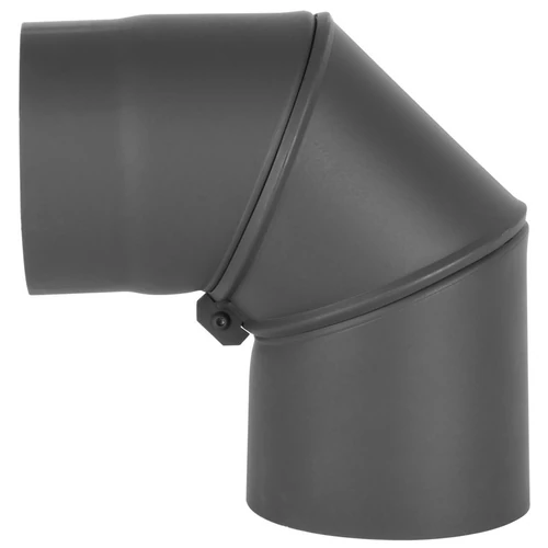 Könyök HS.EX 090/150/1,5 mm, állítható szögű, füstcső, kéménykönyök füstcsövek összekötéséhez