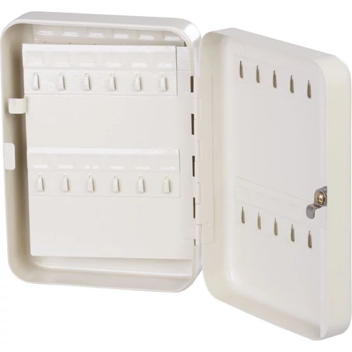 Kulcsszekrény KeyBox 214, kulcsokhoz, 25x18x7.4 cm, zárható, 48 kampó