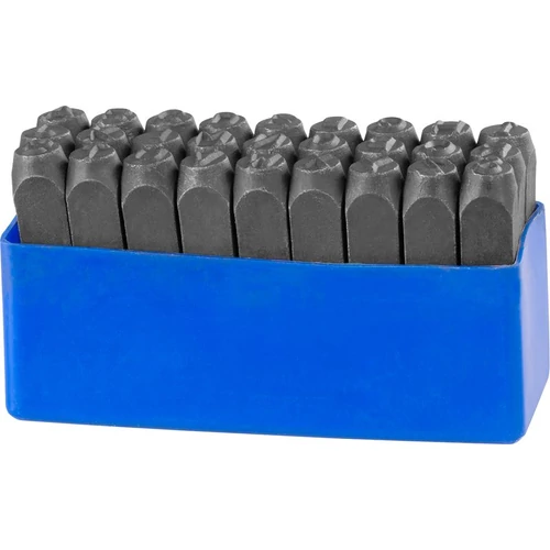 Bélyegzőkészlet ábécé HR59107, betűmagasság 10 mm, betű, 27 db