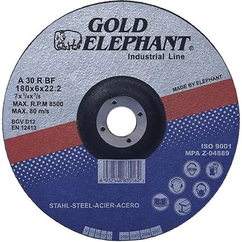 Tárcsa Gold Elephant Blue 41A, 150x2,5x22,2 mm, fémvágó A30TBF