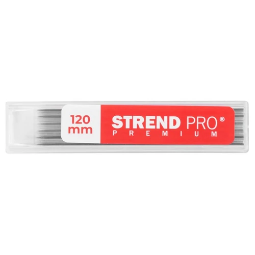 Ceruzabél Strend Pro Premium, csere, ácsceruzához, jelölő, 6 db, fekete, 120 mm